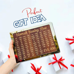 Wooden Umrah Saving Box - Your Halal Savings Journey